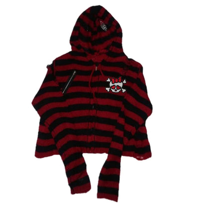 Knitted Skull Hoodie