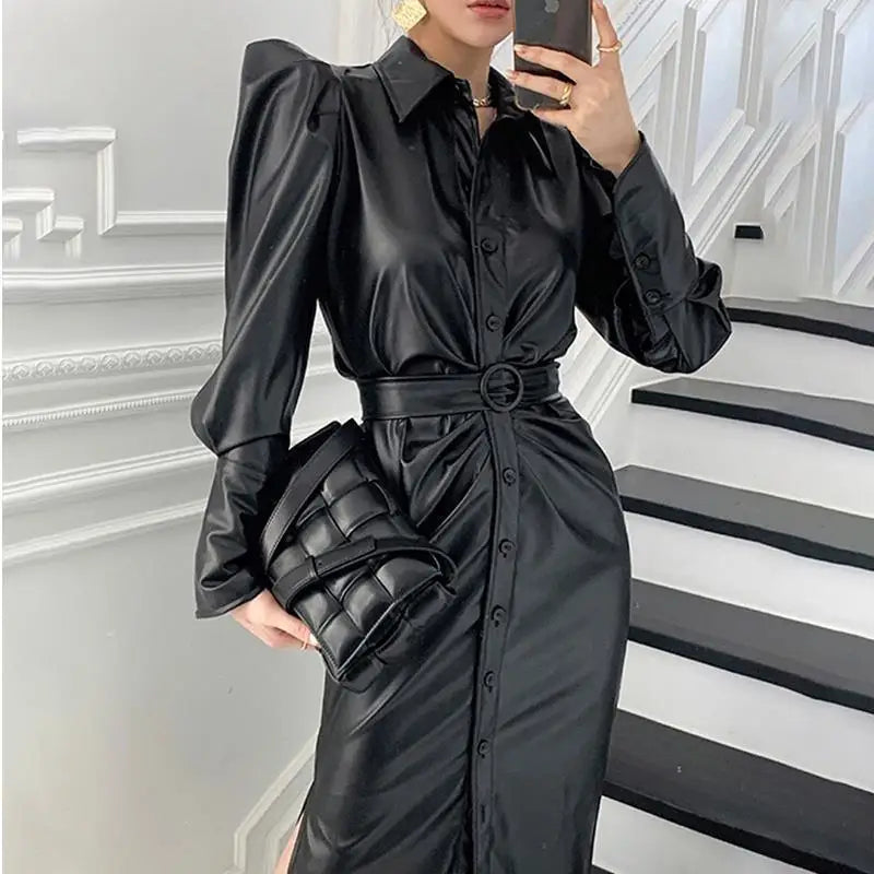 Leather Dress