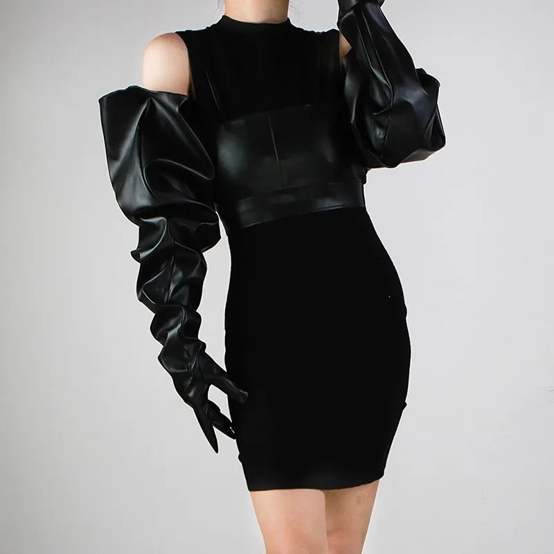 Leather Gloves Black