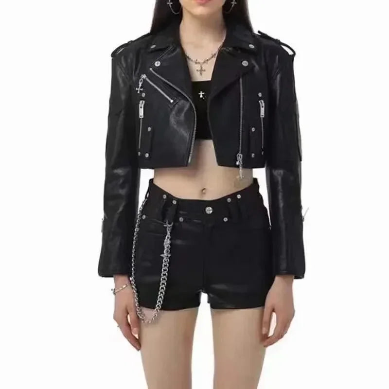Gothic Leather Jacket