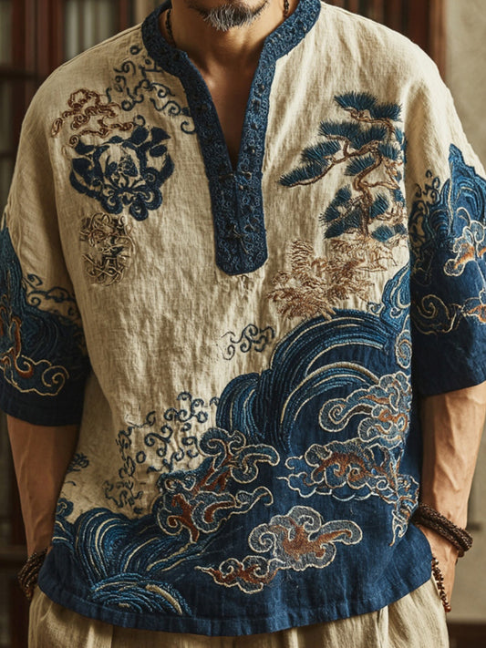 Subtly Elegant Shirt with a Refined Vintage Look