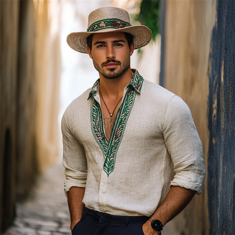 Subtly Elegant Shirt with a Refined Vintage Look