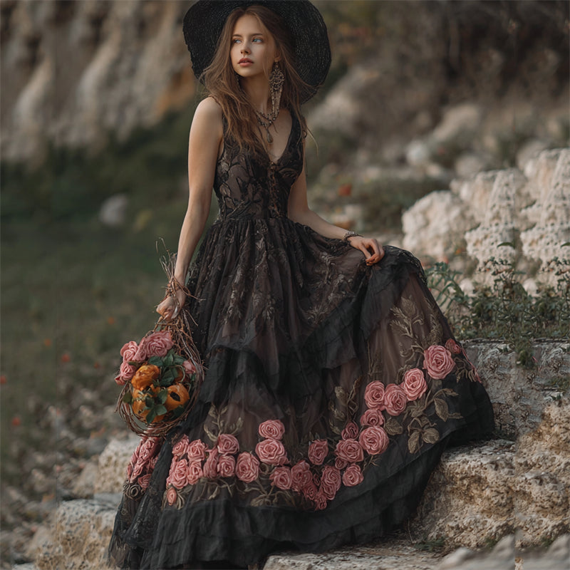 Classic Vintage Dress with a Flattering Fit
