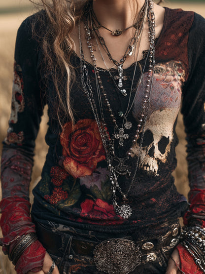 Finely Styled Top with a Classic Vintage Look