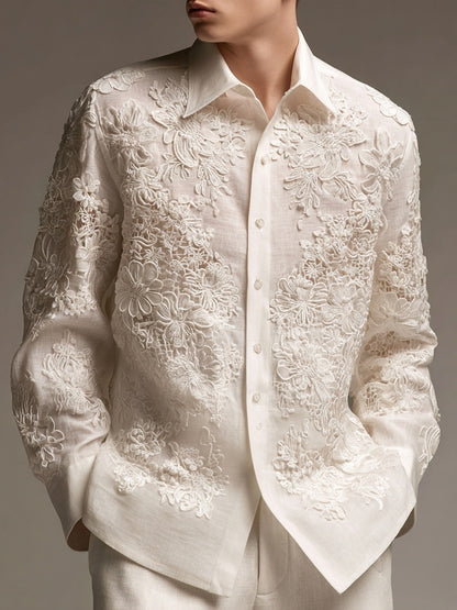 Subtly Elegant Shirt with a Refined Vintage Look