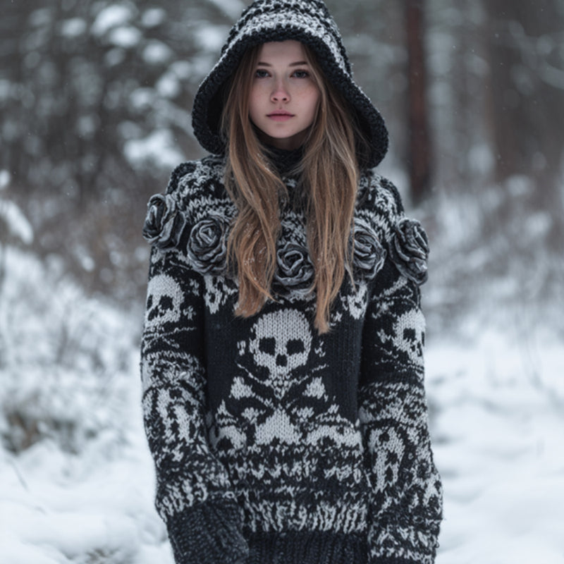 Classic Vintage Sweater with a Flattering Fit