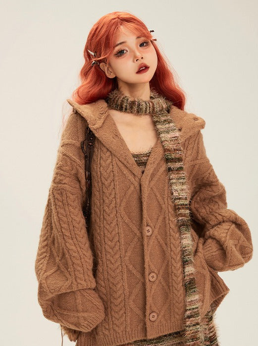Contrast Color Striped Suspender Knit Dress