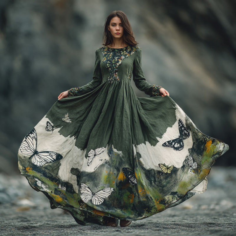 Classic Vintage Dress with a Flattering Fit