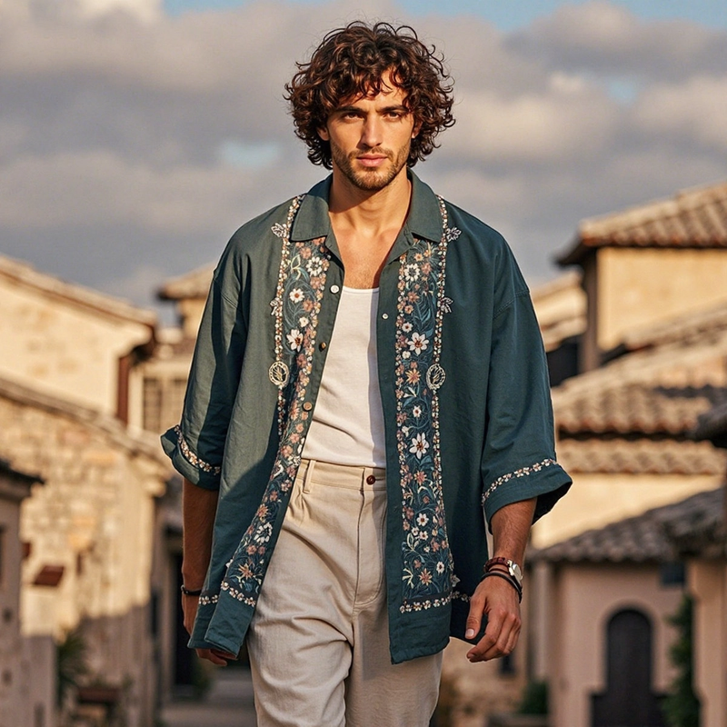 Vintage Style Shirt with a Modern Fit