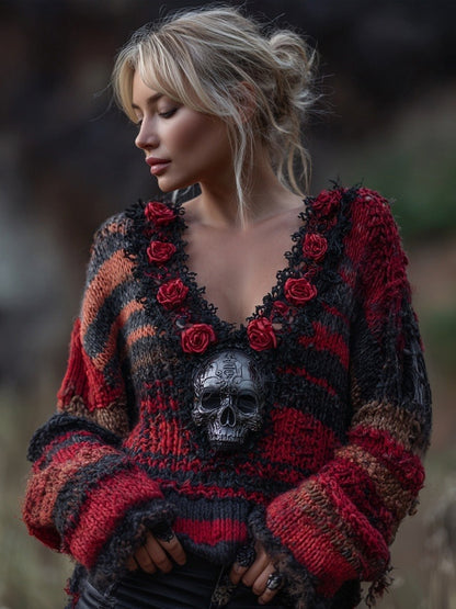 Casually Elegant Sweater with a Refined Edge