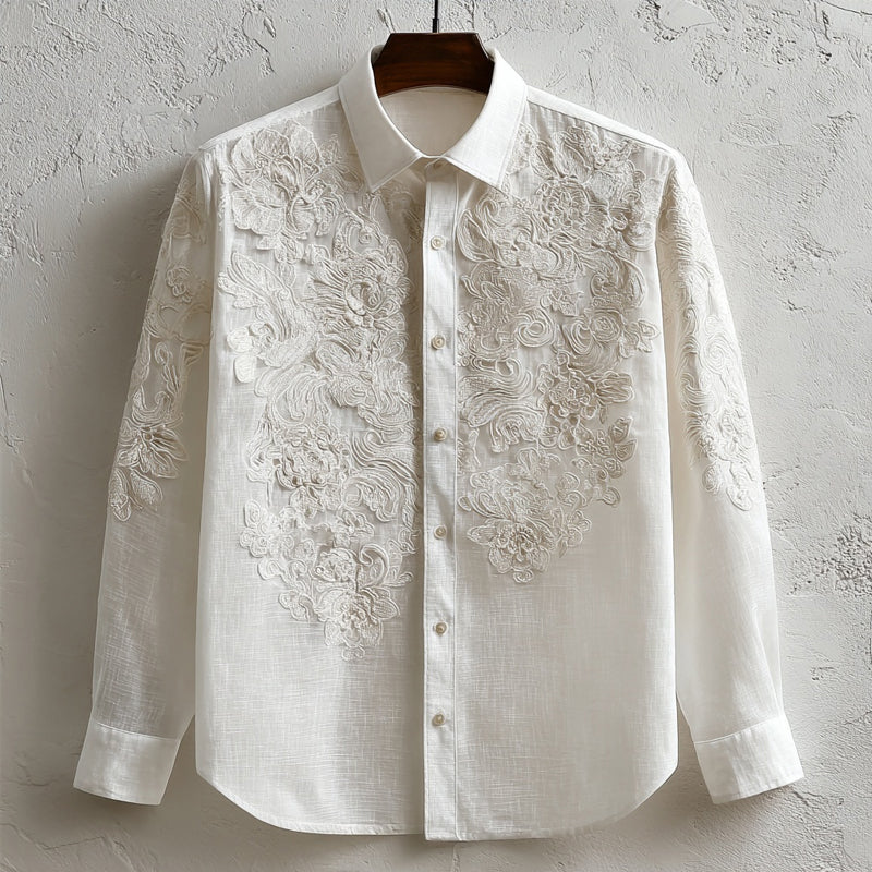 Subtly Elegant Shirt with a Refined Vintage Look