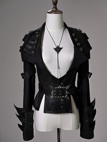 [pre-order Deadline: June 8] Phantom Knight Dark Gothic Prince Suit Full Set (jacket With Cape + Top + Pants)