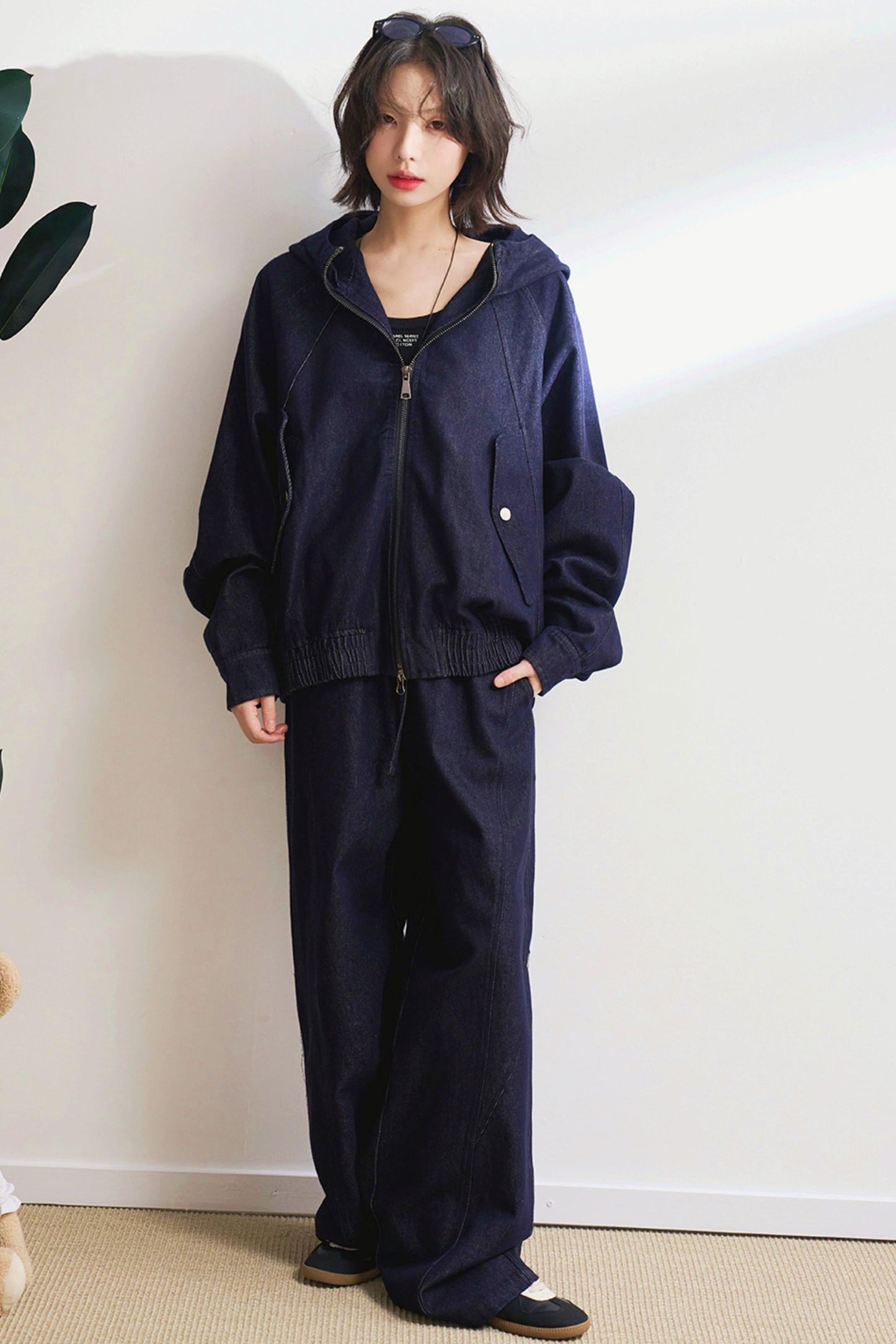 Hooded Denim Set