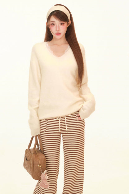 Lace Patchwork Sweet Top