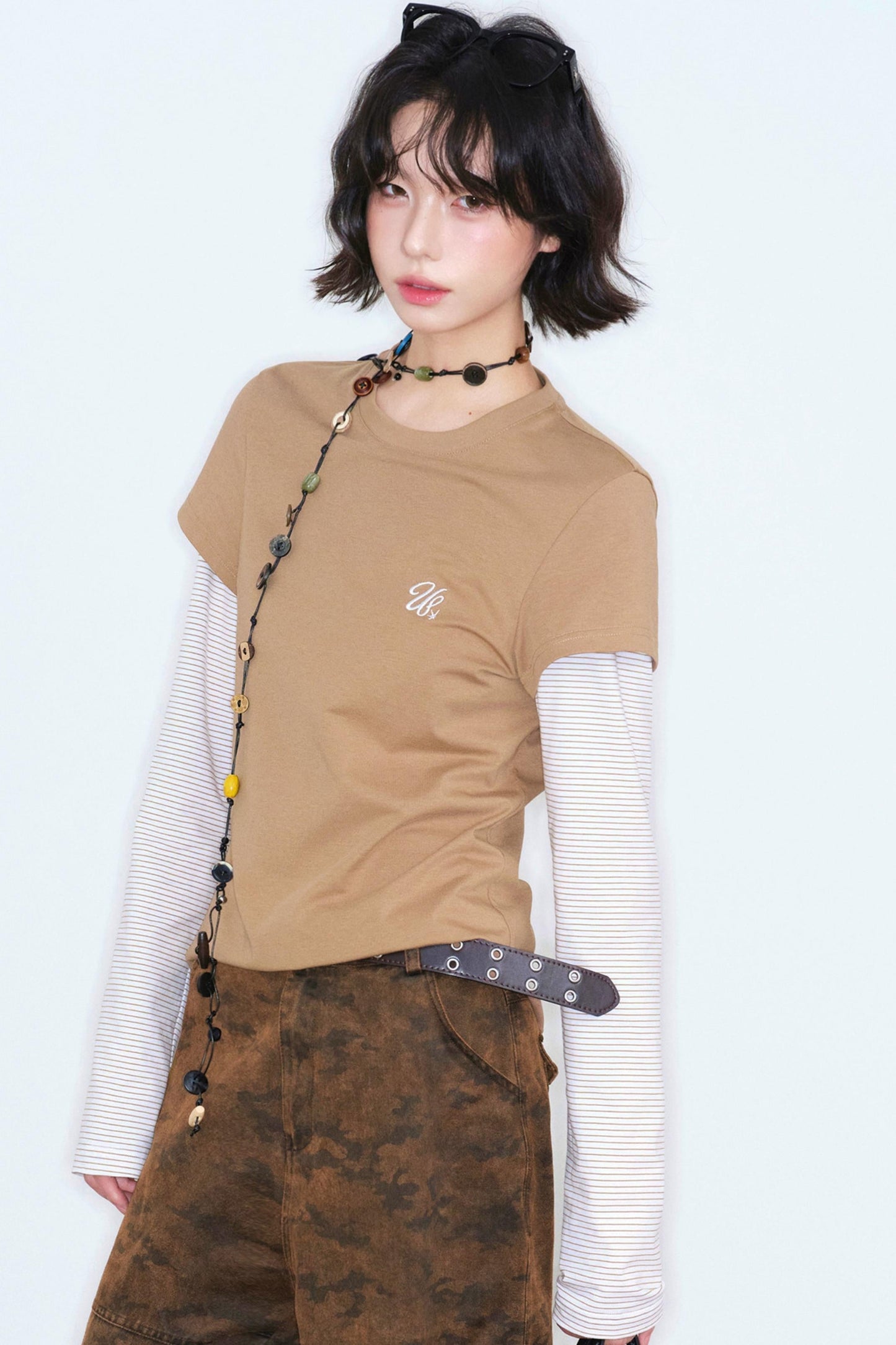 Color Blocked Long Sleeve Top