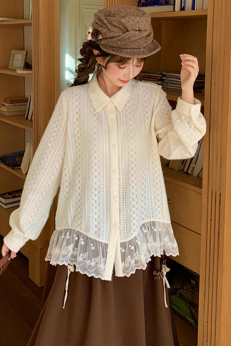 Lace Patchwork Blouse