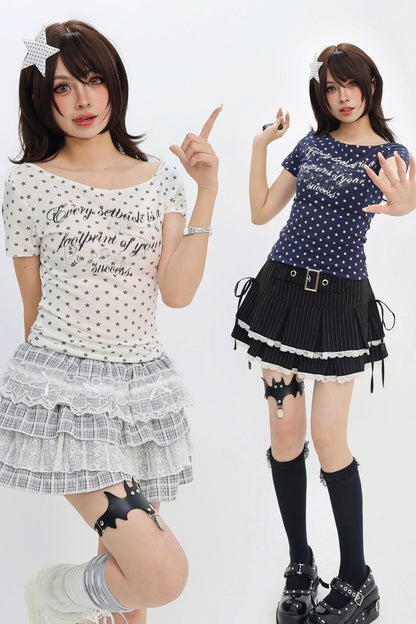 Retro Star Y2k Fit Top