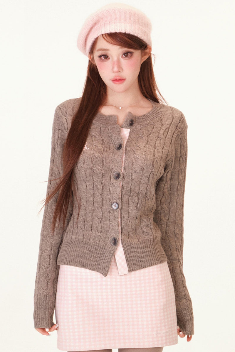Sweet Knit Cardigan + Skirt