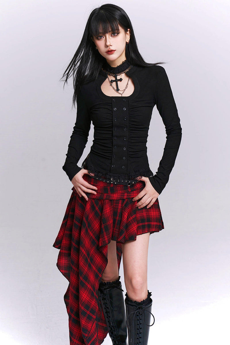 Gothic Waist Cinch Top