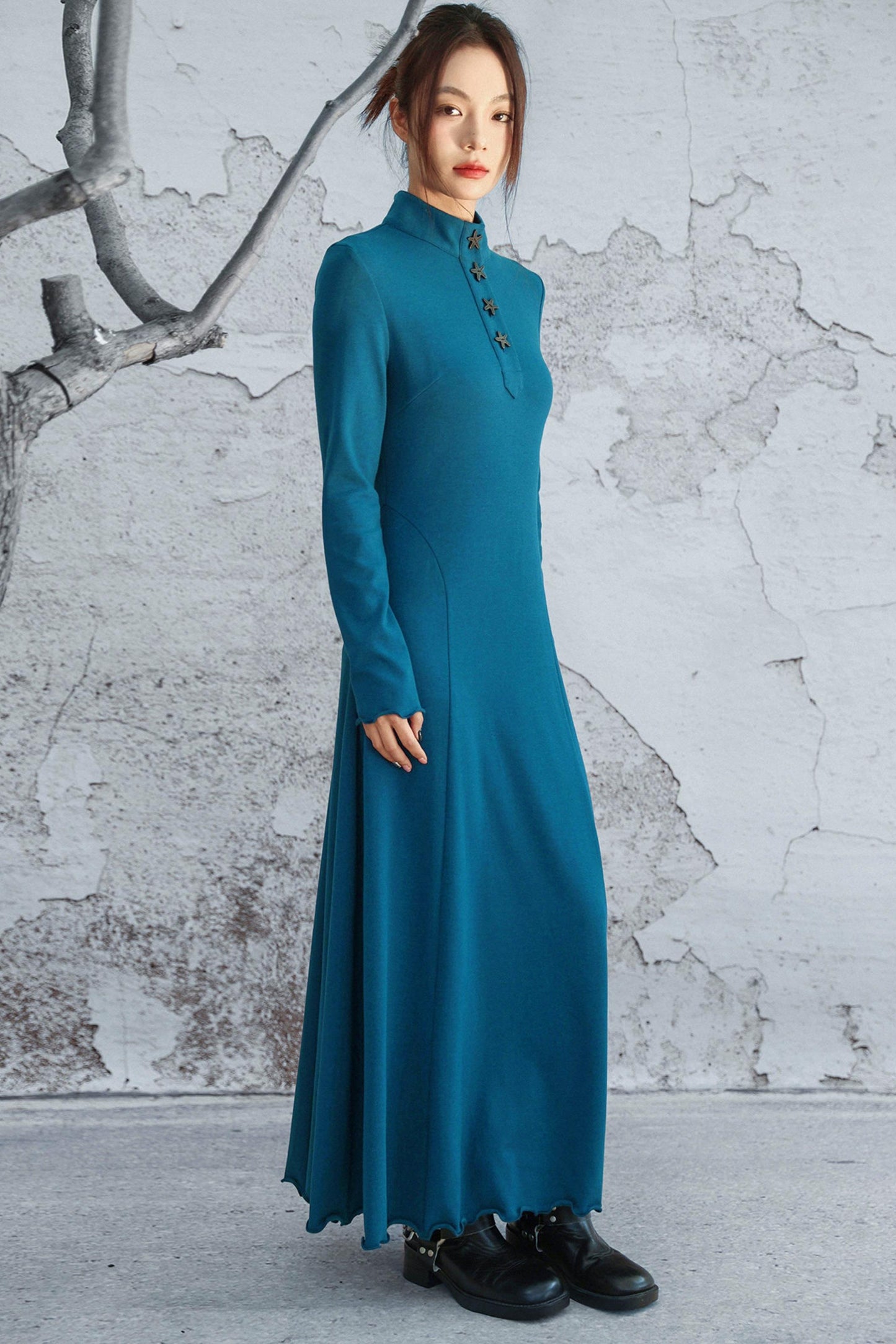 Blue Mode Chinese-style Dress