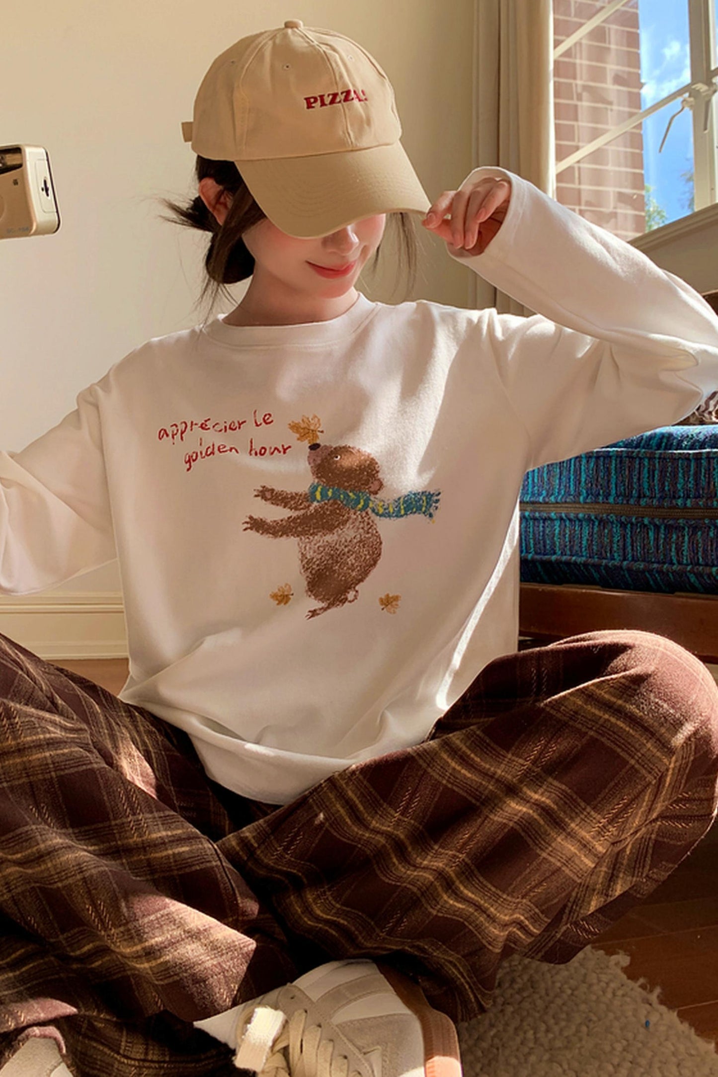 Sweet Bear Print Top