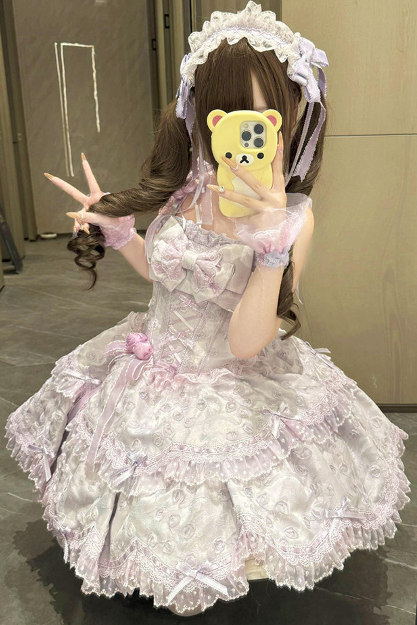 [pre-order] Candy Color Dreamy Doll Lolita Dress + Hair Accessories