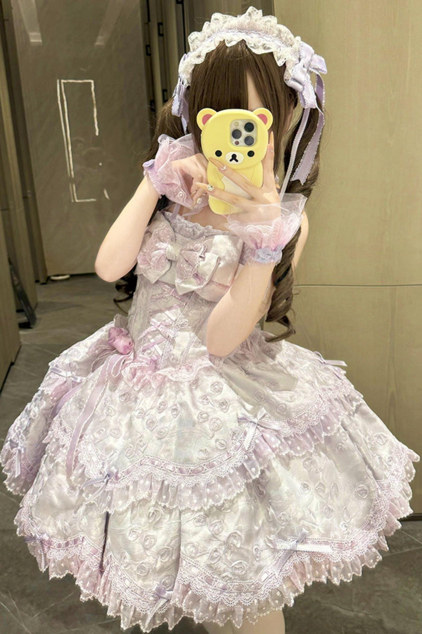 [pre-order] Candy Color Dreamy Doll Lolita Dress + Hair Accessories