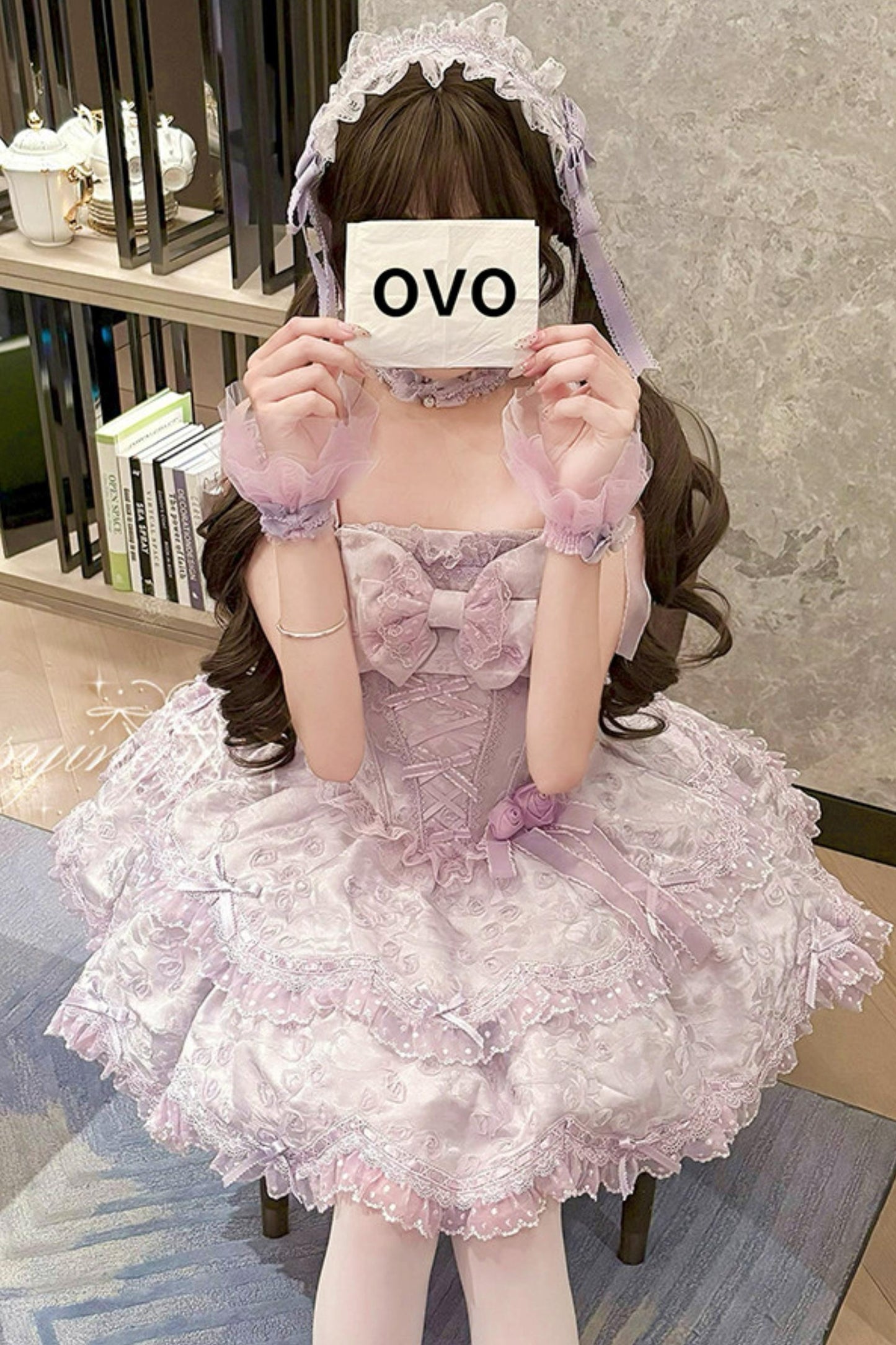 [pre-order] Candy Color Dreamy Doll Lolita Dress + Hair Accessories