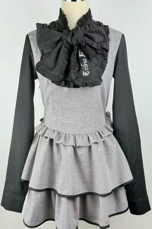 Dark Kawaii Logo Ribbon Dress