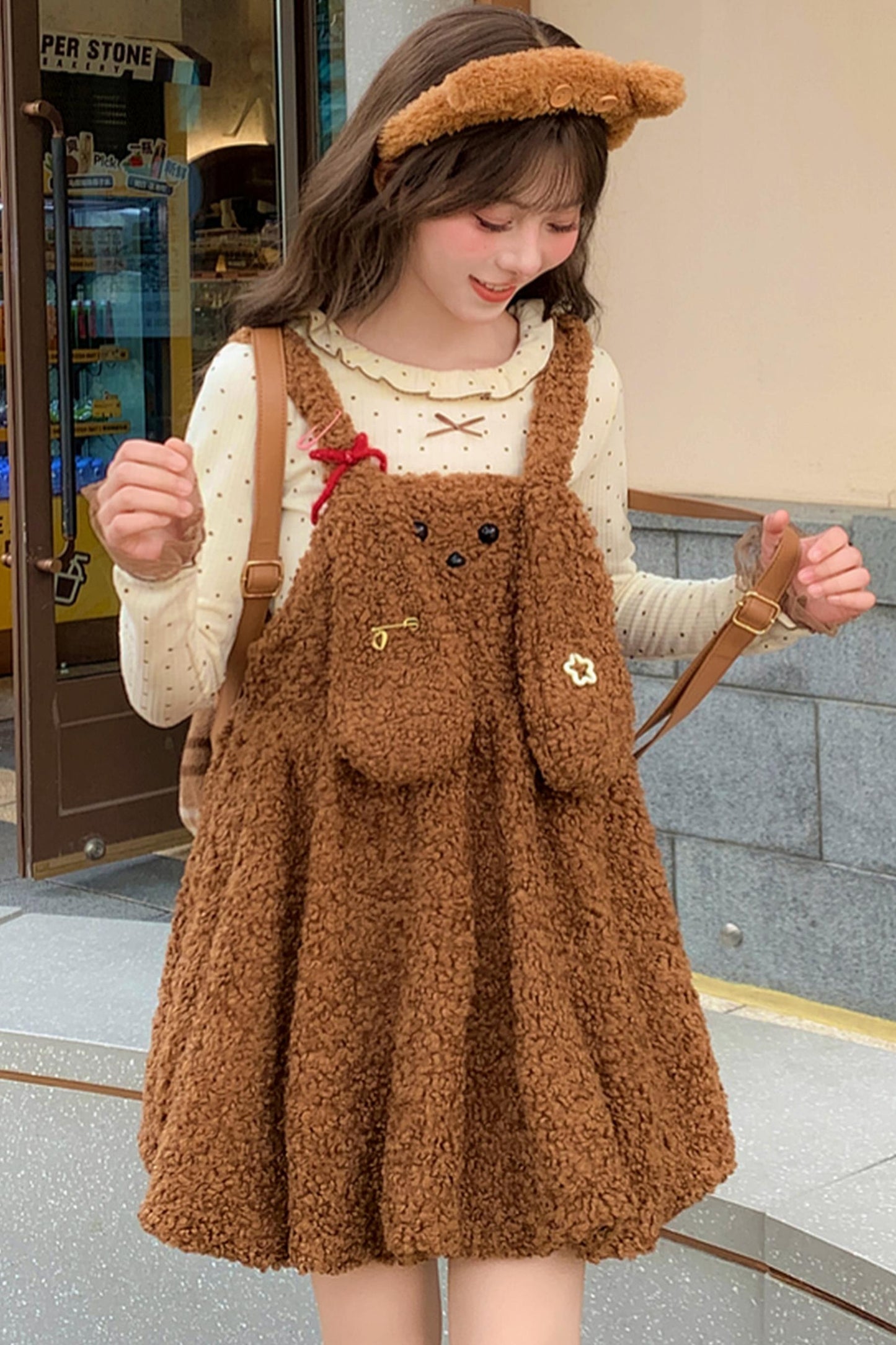 Sweet Puppy Suspender Dress
