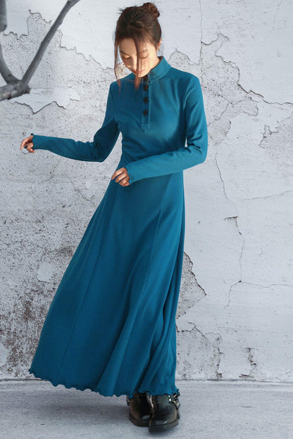 Blue Mode Chinese-style Dress