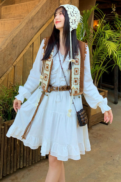 Lace Pure Sleeve Dress