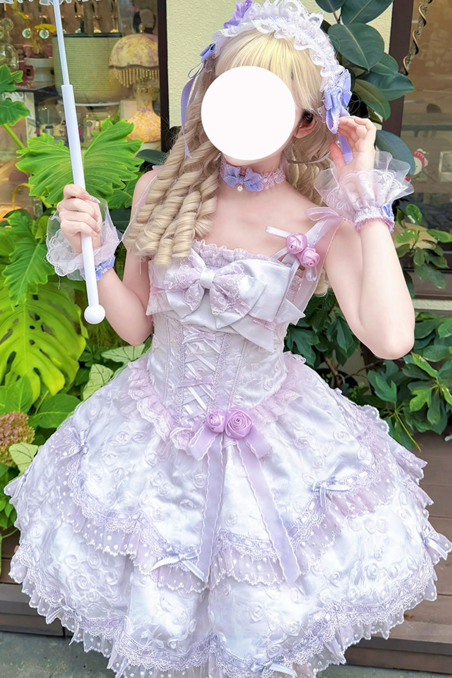 [pre-order] Candy Color Dreamy Doll Lolita Dress + Hair Accessories