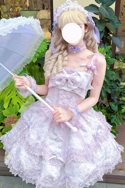 [pre-order] Candy Color Dreamy Doll Lolita Dress + Hair Accessories