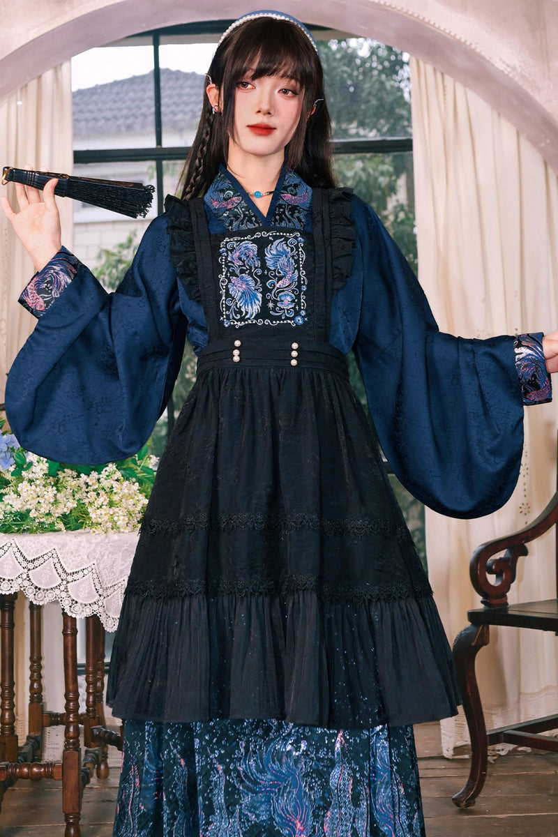 Gold Woven Hanfu Blouse