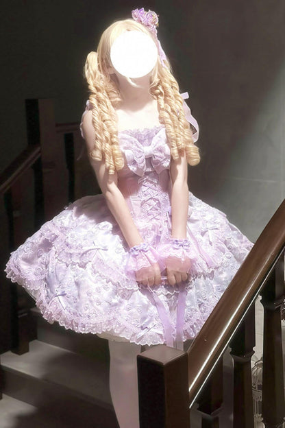 [pre-order] Candy Color Dreamy Doll Lolita Dress + Hair Accessories