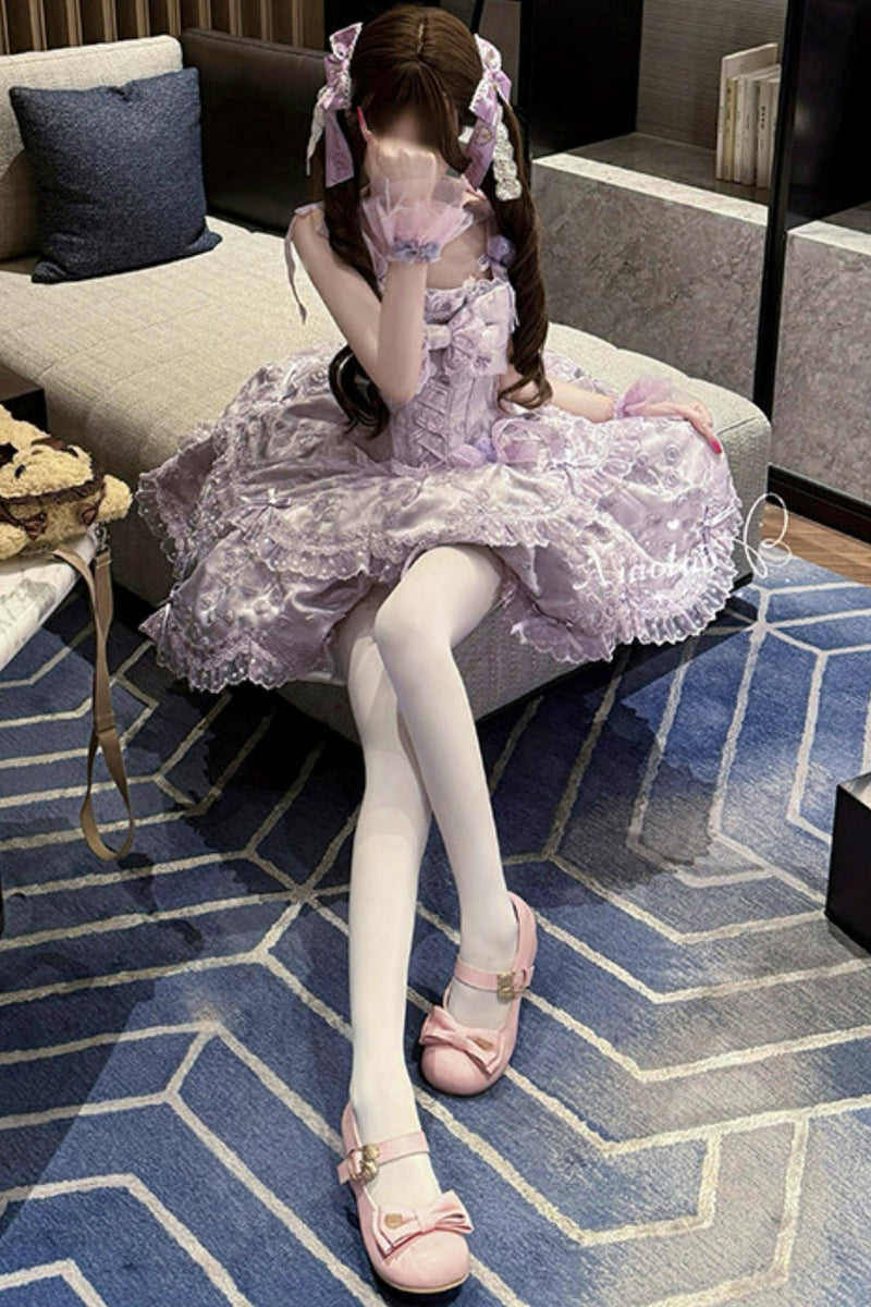 [pre-order] Candy Color Dreamy Doll Lolita Dress + Hair Accessories
