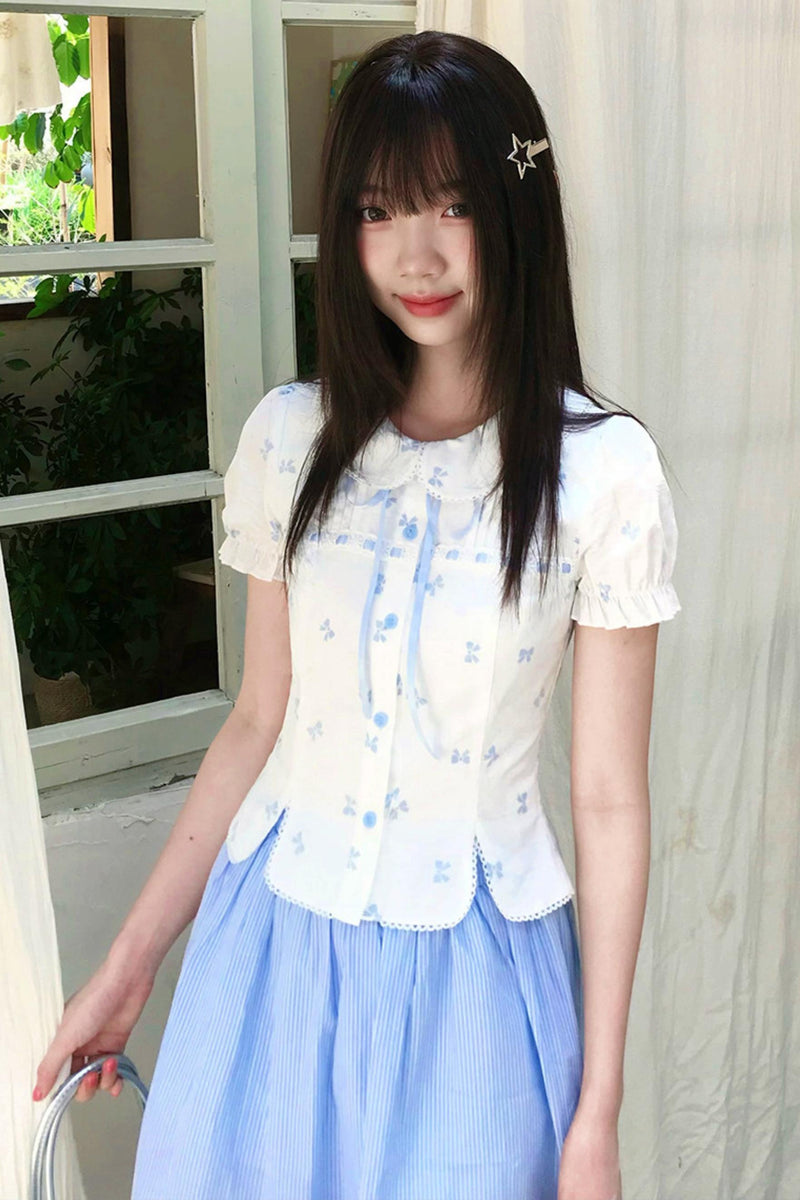 Doll Color Summer Top + Skirt