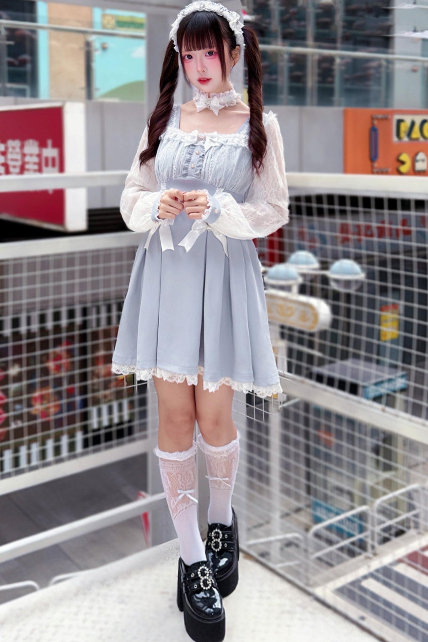 Angelic Lace Doll Dress + Choker