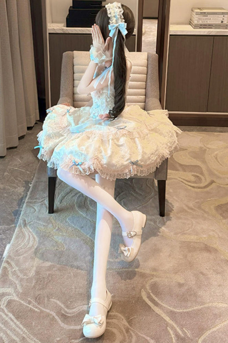[pre-order] Candy Color Dreamy Doll Lolita Dress + Hair Accessories