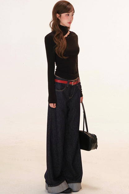 Cut Out Design One Shoulder Slim Top