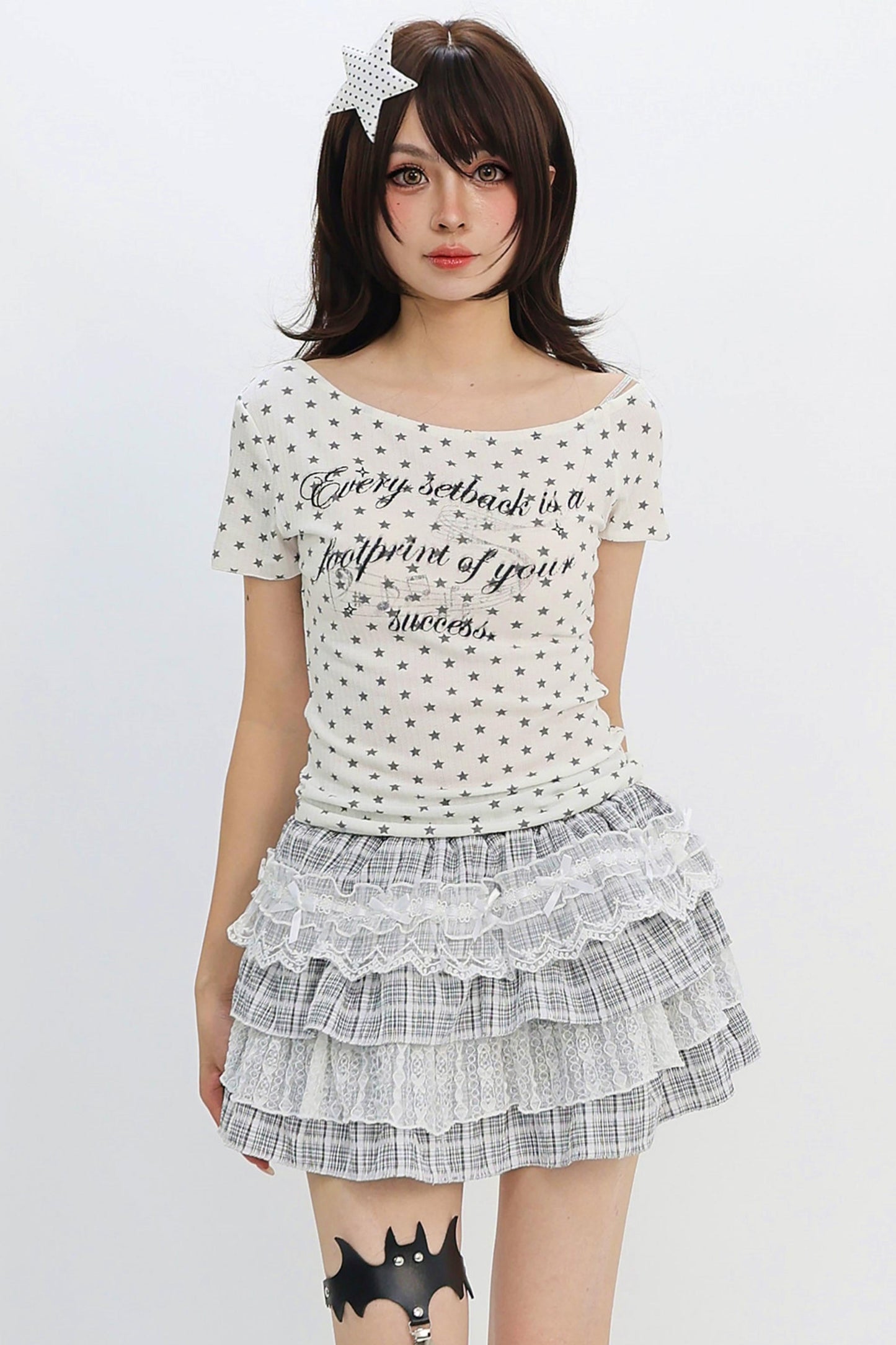 Retro Star Y2k Fit Top