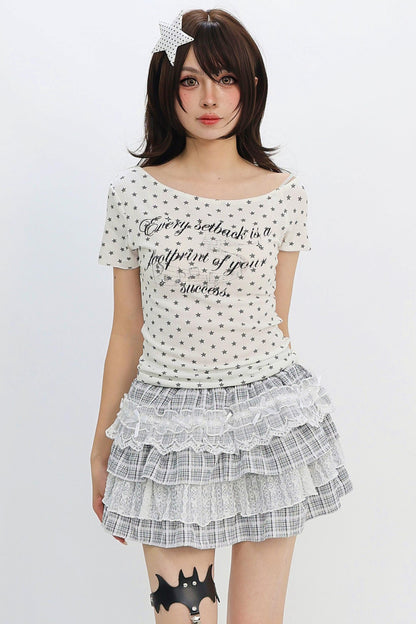 Retro Star Y2k Fit Top