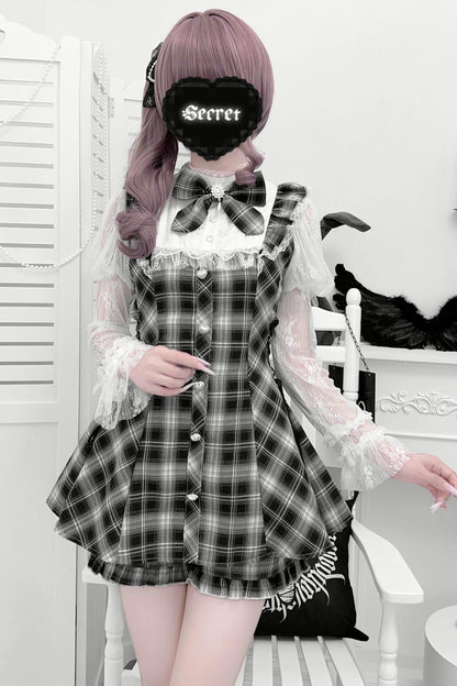 Subculture Dark Kawaii Lace Dress + Shorts