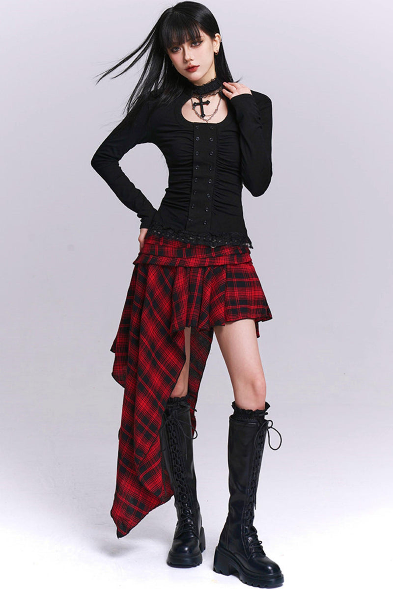 Gothic Waist Cinch Top