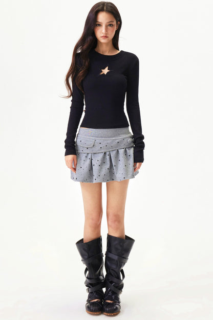 Spicy Girl Ribbed Knit Top