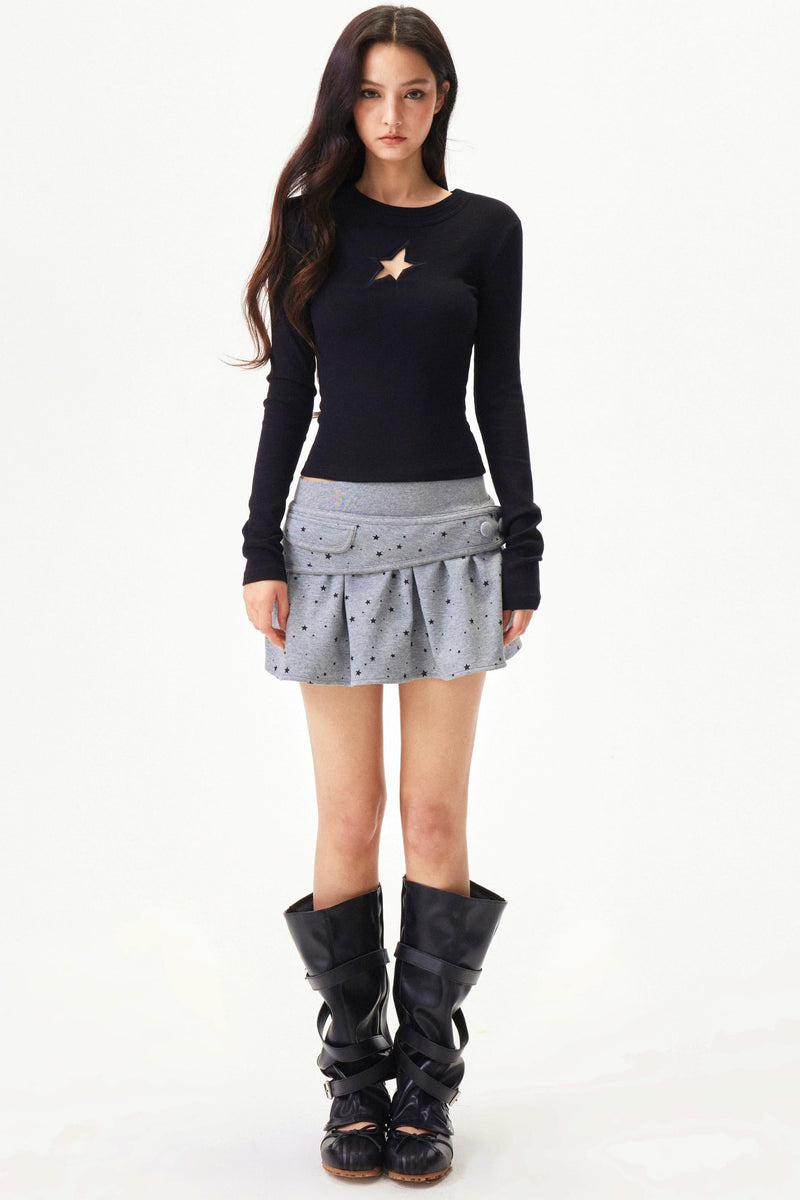 Spicy Girl Ribbed Knit Top