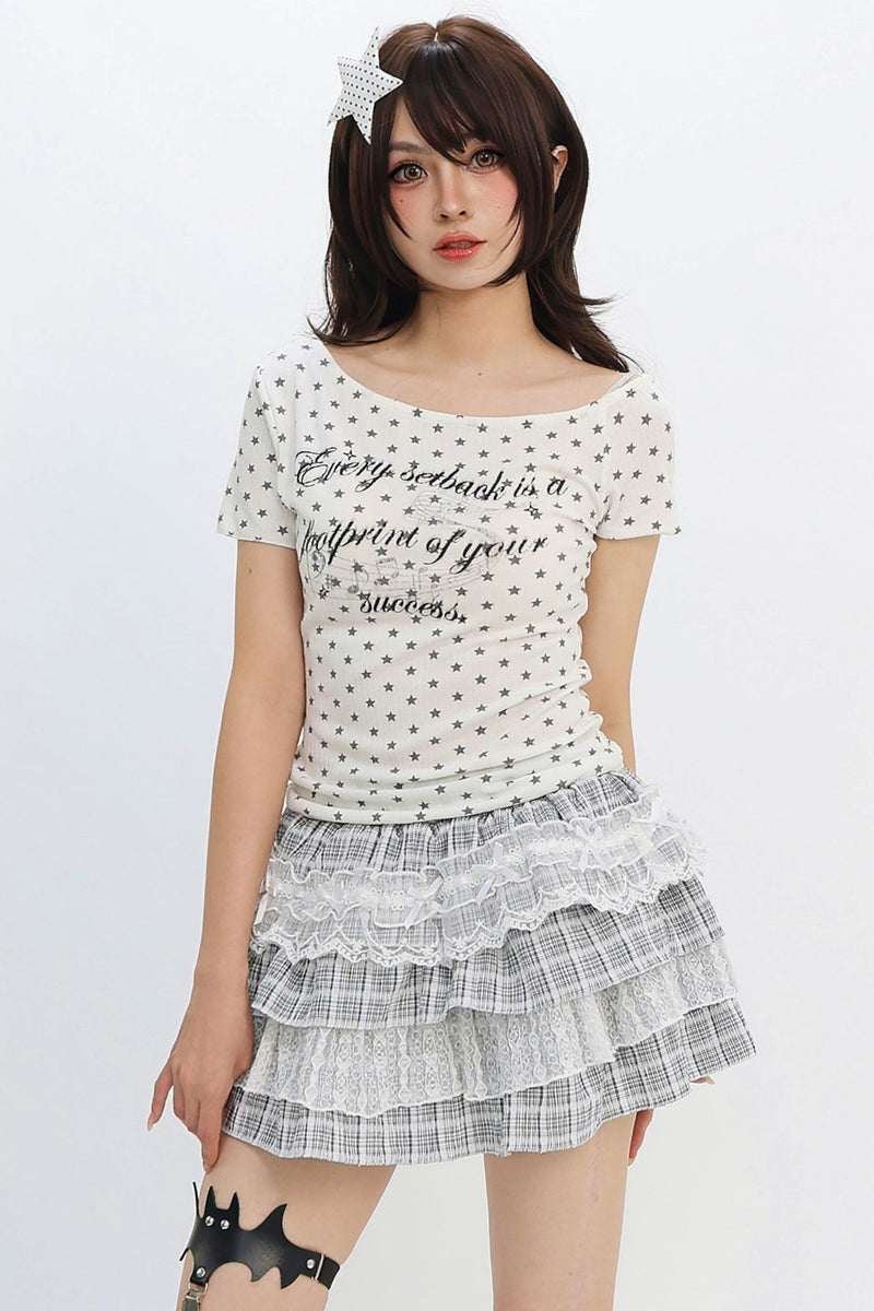 Retro Star Y2k Fit Top
