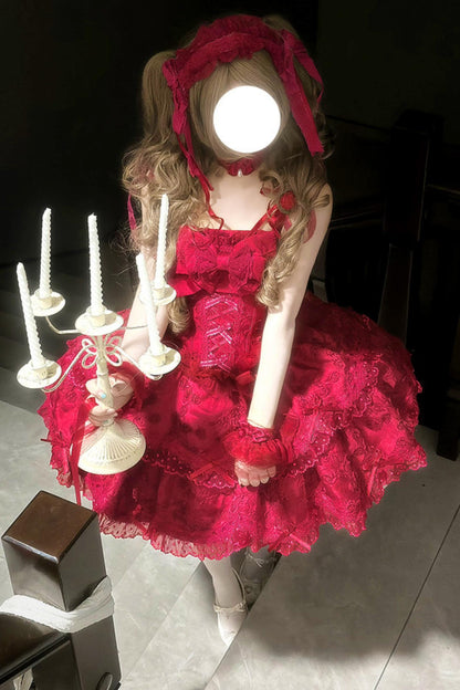 [pre-order] Candy Color Dreamy Doll Lolita Dress + Hair Accessories
