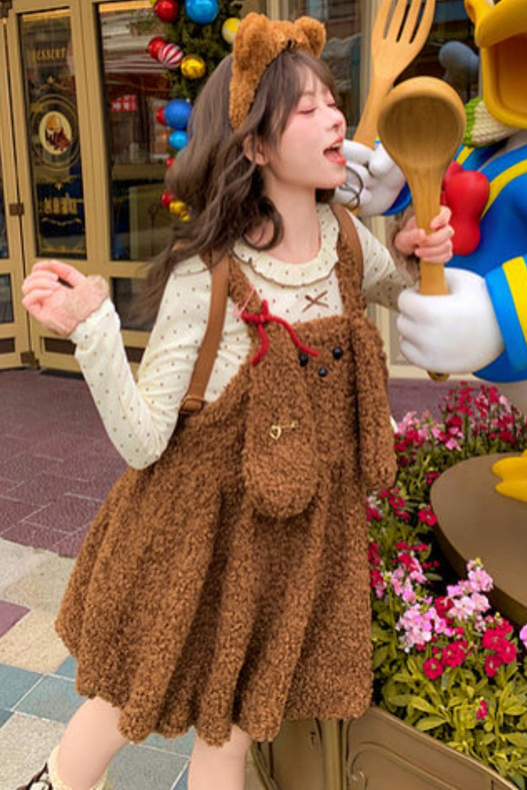 Sweet Puppy Suspender Dress